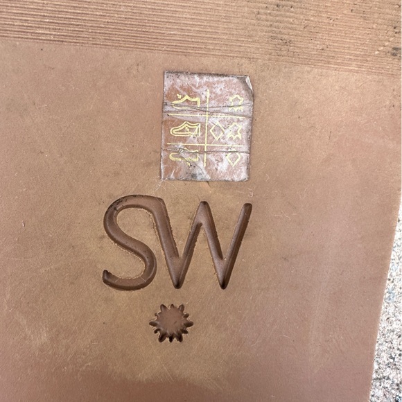 Stuart Weitzman Black Comfort Cammy Slide Sandals Shearling Strap Leather 7B - Picture 8 of 9